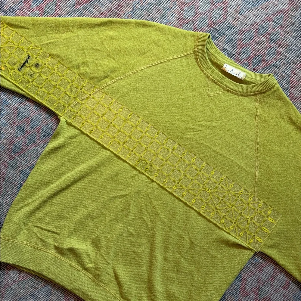 TSE Women's Chartreuse Green Cashmere Sweater - Picture 4 of 6